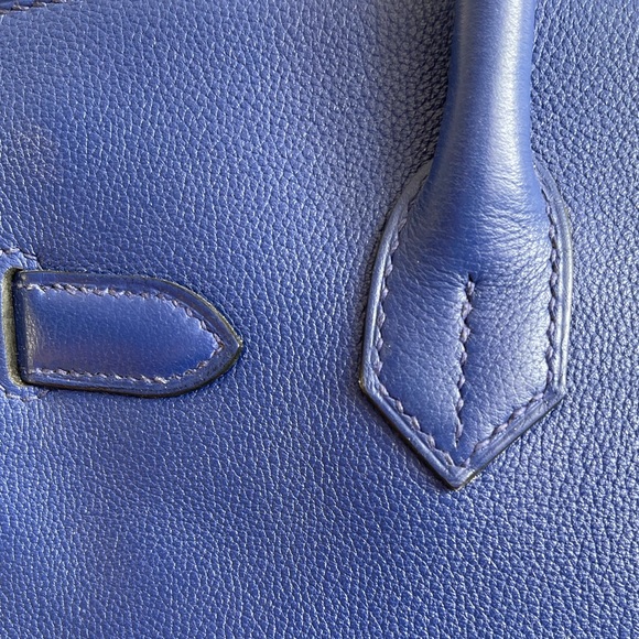 Birkin 30 bleu saphir SOLD - Picture 12 of 13